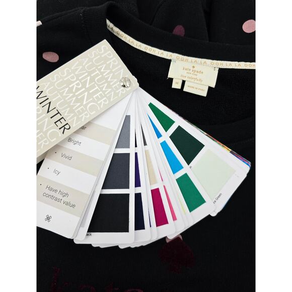 Kate Spade New York Black Bakery Polka-dot Sweatshirt - Picture 4 of 5